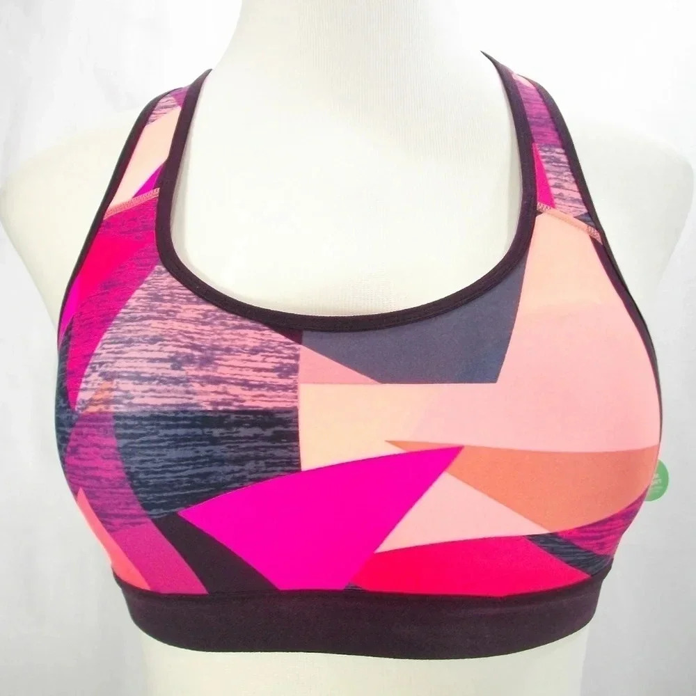 XL Champion N9678 Power Core‎ Compression Sports Bra Papaya NWT